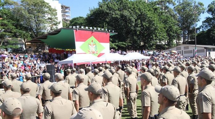 concurso da policia militar de santa catarina pmsc para mil soldados - foto pmsc