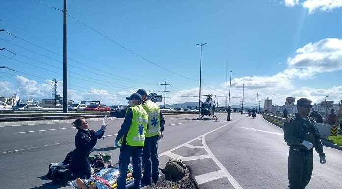 homem atropelado via expressa florianopolis - albano aquino csc