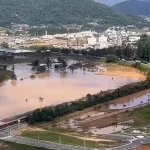 Trecho da BR-282 interditado em Santo Amaro da Imperatriz