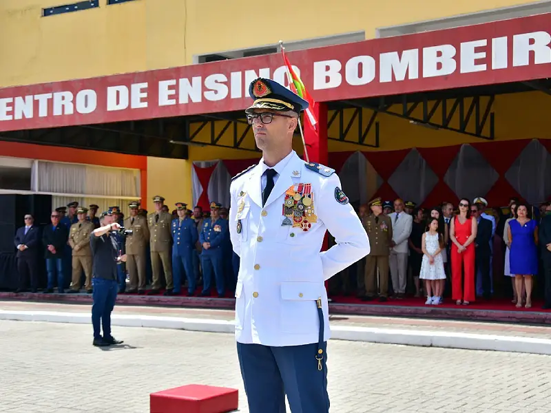 Coronel Fabiano de Souza é novo Comandante-Geral do CBMSC