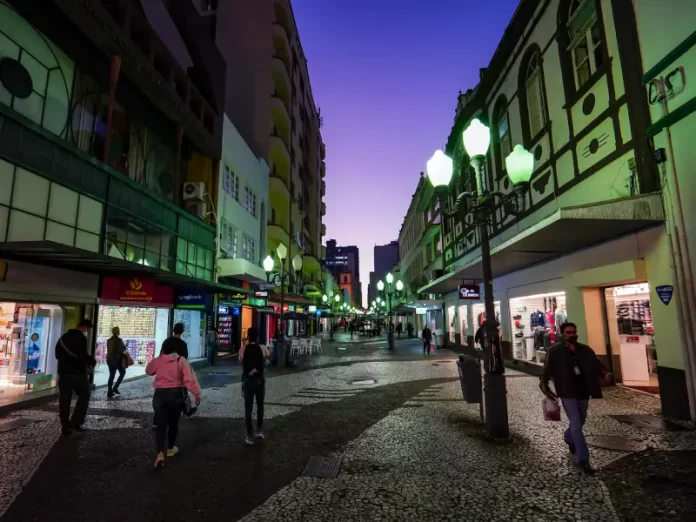 Centro de Florianópolis no Outono