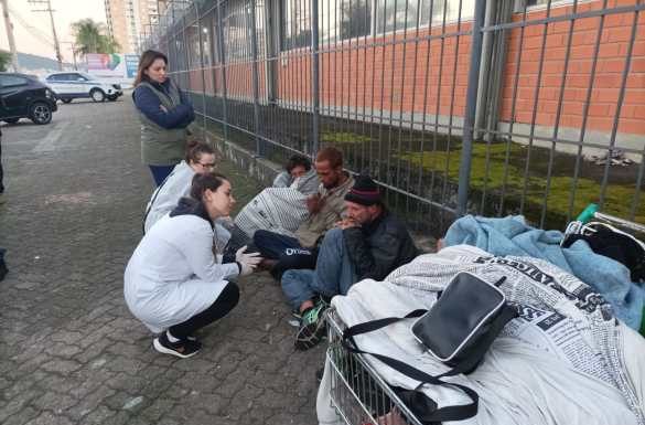 São José inicia "geral" em moradores de rua para reduzir furtos