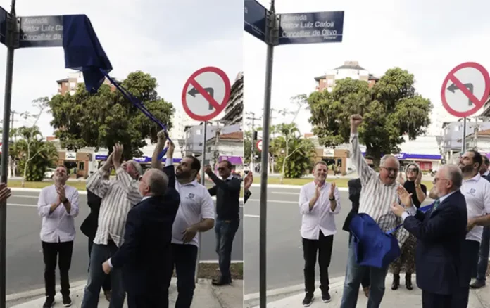 No dia 1º de setembro, a UFSC inaugurou a Avenida Reitor Luiz Carlos Cancellier de Olivo em homenagem ao ex-reitor