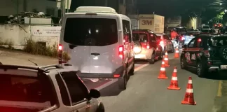 Blitz da lei seca em São José flagra 26 dirigindo sob influência de álcool