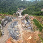 Construção de túnel do contorno viário da Grande Florianópolis em Palhoça