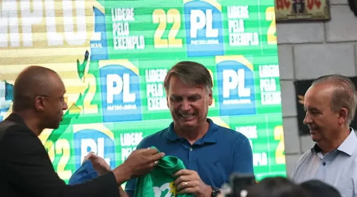 Bolsonaro em evento do PL em São José