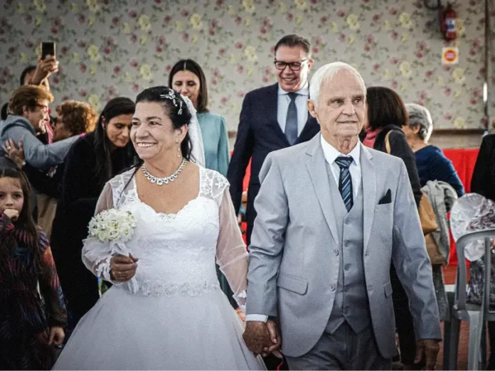 Casamento de idosos no Cati de São José