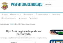 Site e portal de transparência da Prefeitura de Biguaçu