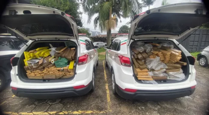 Polícia segue carro e encontra esconderijo de maconha no norte da ilha